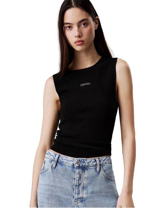 CALVIN KLEIN Canotta slim in maglia elasticizzata CALVIN KLEIN | J20J225232BEH